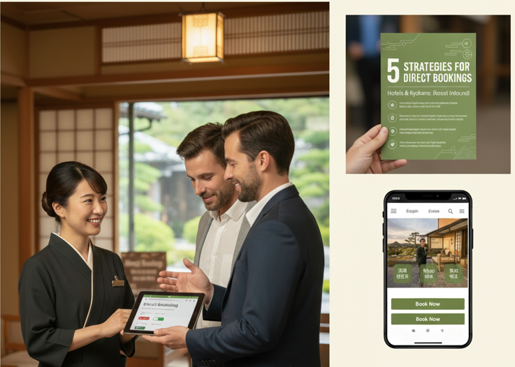 ホテル・旅館がOTAに頼らずインバウンドを増やす！直販強化のための5つの戦略