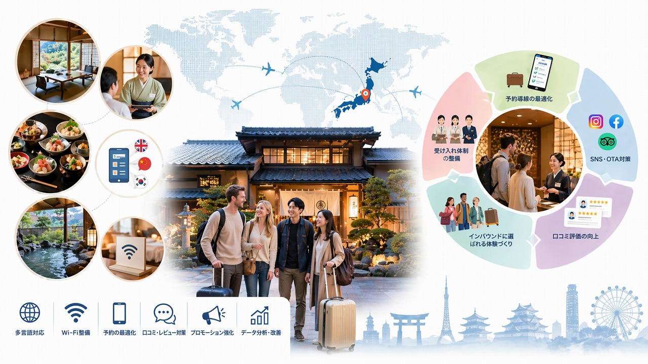 旅館・ホテル向けインバウンド集客コンサル｜訪日外国人に選ばれる宿づくりを支援
