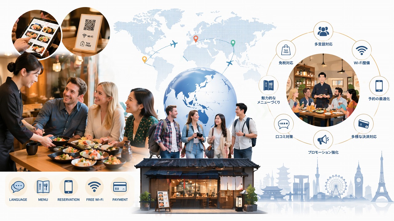 飲食店向けインバウンド対策コンサル｜外国人客に選ばれる店づくりを支援